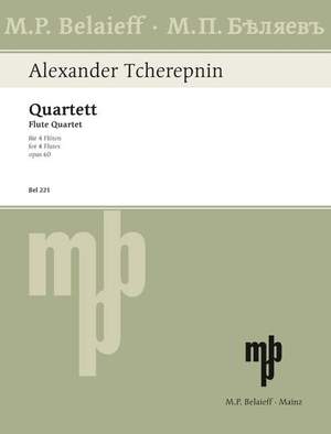 Tcherepnin, A: Flute Quartet op. 60
