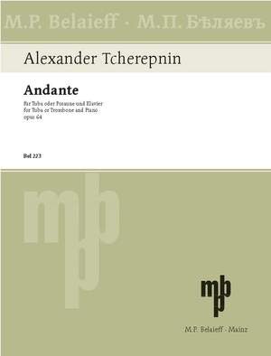Tcherepnin, A: Andante op. 64