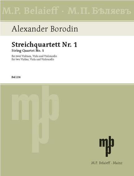 Borodin, A: String Quartet No 1 A major A major