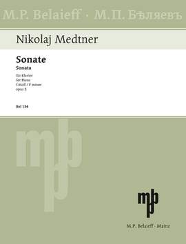 Medtner, N: Sonata F minor F minor op. 5