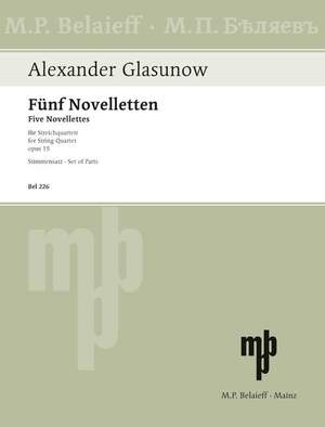 Glazunov, A: Five Novellettes op. 15