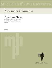 Glazunov, A: String Quartet No 3 G major op. 26