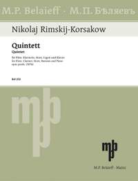 Rimsky-Korsakov, N: Quintet Bb major op. posth.