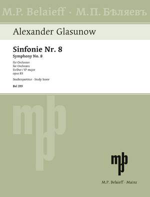 Glazunov, A: Symphony No 8 Eb major op. 83