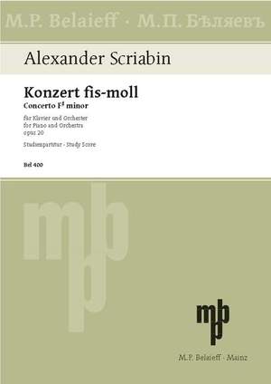 Scriabin: Piano Concerto F# minor op. 20