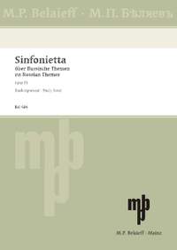 Rimsky-Korsakov, N: Sinfonietta op. 31