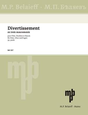 Tcherepnin, N: Divertimento B flat major op. posth.