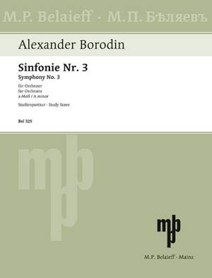 Borodin, A: Symphony No 3 A minor