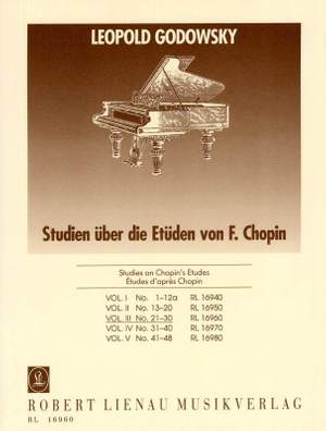 Godowsky: Studies On Chopin's Etudes For Left Hand Vol.3