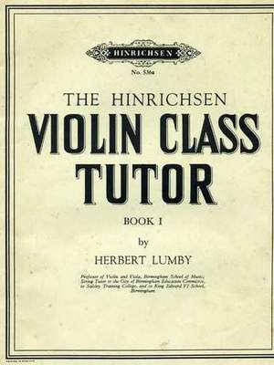 Lumby: The Hinrichsen Violin Class Tutor Book 1