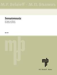Glinka, M: Sonatensatz G Minor