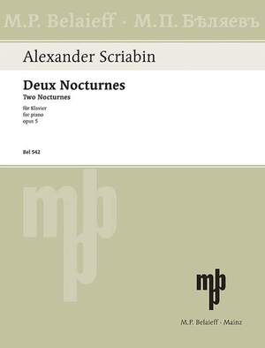 Scriabin: Two Nocturnes op. 5