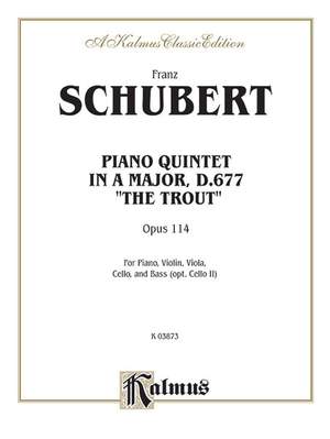 Franz Schubert: Trout Quintet, Op. 114