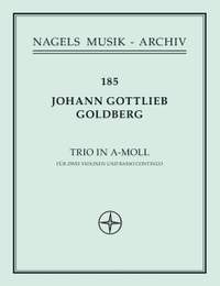 Goldberg, J: Trio in A minor (Sonata No.4)