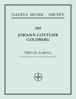 Goldberg, J: Trio in A minor (Sonata No.4)