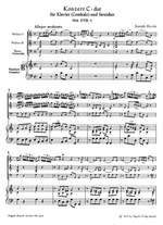 Haydn, Joseph: Konzert für Klavier (Cembalo) und Streicher (ohne Viola) C-Dur Hob XVIII:5 Product Image