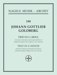 Goldberg, J: Trio in G minor (Sonata No.5)