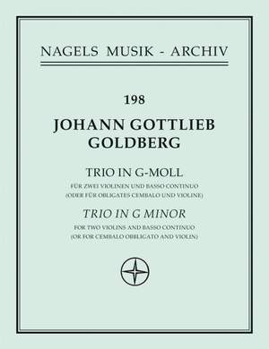 Goldberg, J: Trio in G minor (Sonata No.5)