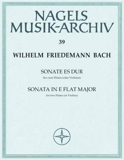 Bach, WF: Sonata in E-flat