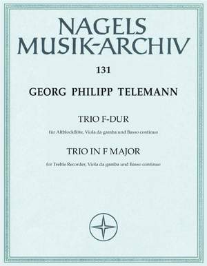 Telemann, G: Trio in F (from Essercizii Musici) (TWV 43: F3)