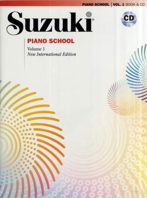 Suzuki Piano School New International Edition Piano Book and CD, Volume 1