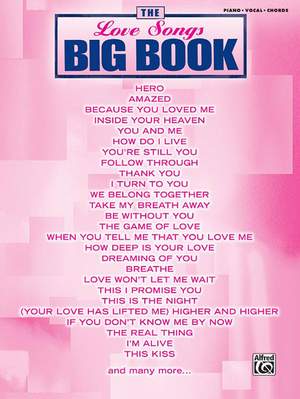 The Love Songs Big Book