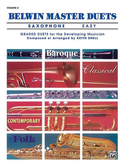 Belwin Master Duets (Saxophone), Easy Volume 2