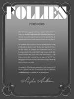 Sondheim, Stephen: Follies (Complete Collection) (PVG) Product Image