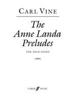 Vine, Carl: Anne Landa Preludes, The (piano solo) Product Image