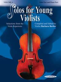 Solos for Young Violists Viola Part and Piano Acc., Volume 4