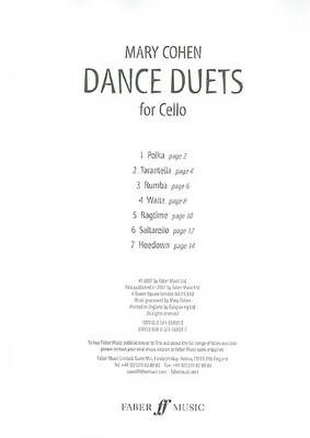 Cohen, Mary: Dance Duets (two cellos)