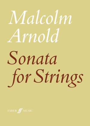Arnold, Malcolm: Sonata for strings (score)