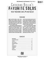 Catherine Rollin: Catherine Rollin's Favorite Solos, Book 1 Product Image