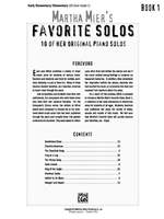 Martha Mier: Martha Mier's Favorite Solos, Book 1 Product Image