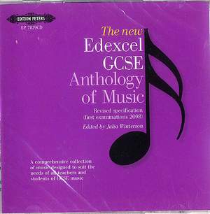 Winterson, J: The new Edexcel GCSE Anthology of Music 2- CD set (Revised specification first examinations 2008)