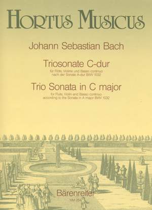 Bach, JS: Trio Sonata in C (from Sonata in A BWV 1032)