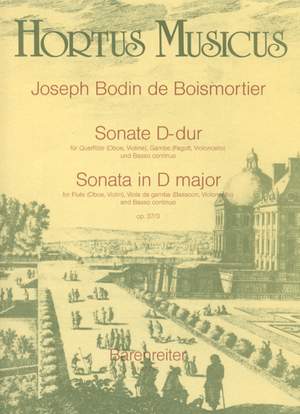 Boismortier, JB de: Sonata in D, Op.37/3