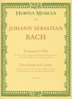 Bach, JS: Trio Sonata in G (BWV 1038)