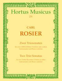 Rosier, C: Trio Sonatas (2) (D min, C min)