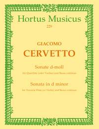Cervetto, G: Sonata in D minor, Op.3/6