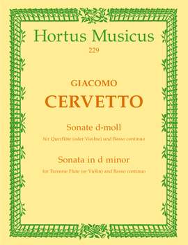 Cervetto, G: Sonata in D minor, Op.3/6