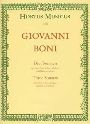 Boni, G: Sonatas (3) (D min, E min, A maj)