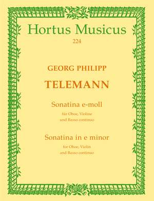 Telemann, G: Sonatina in E minor (TWV 42: e5)