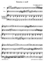 Telemann, G: Sonatina in E minor (TWV 42: e5) Product Image