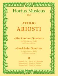 Ariosti, A: Sonatas (6) (Stockholm Sonatas), Vol. 2: No.4 - 6