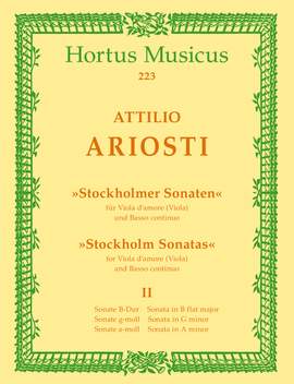 Ariosti, A: Sonatas (6) (Stockholm Sonatas), Vol. 2: No.4 - 6