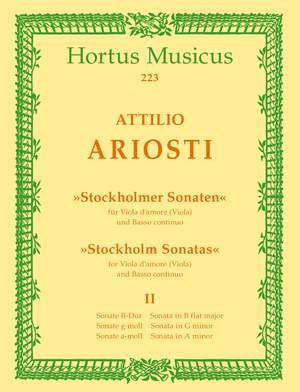 Ariosti, A: Sonatas (6) (Stockholm Sonatas), Vol. 2: No.4 - 6