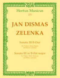 Zelenka, J: Sonata No.3 in B-flat