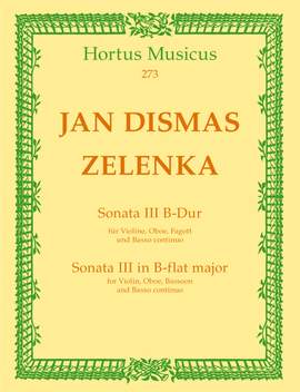 Zelenka, J: Sonata No.3 in B-flat