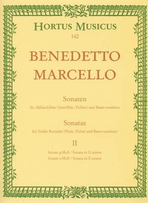 Marcello, B: Sonatas from Op.2, Vol. 2:(No.3 G min; No.4 E min)